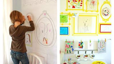 بالصور.. أفكار مبتكرة لتشجيع طفلك على الرسم