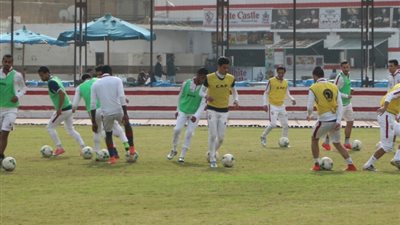 الزمالك يتدرب على ركلات الترجيح