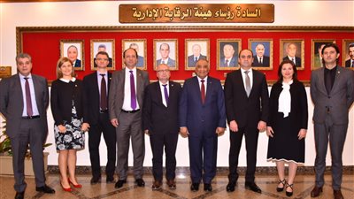 وفد مكافحة الفساد برومانيا يزور الرقابة الإدارية لبحث التعاون