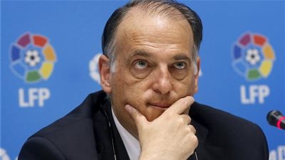 استقالة رئيس رابطة الدوري الإسباني