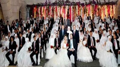 المنطقة الشمالية العسكرية تنظم حفل زفاف جماعيا لـ50 شابا وفتاة