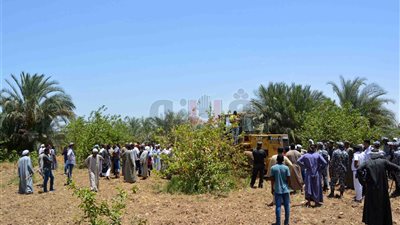 حملة مكبرة لإزالة التعدي على أملاك الدولة بالأقصر (صور)