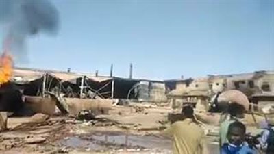 حريق الخرطوم.. تفاصيل ساعات الرعب في السودان (فيديو)