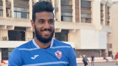 أحمد الشناوي يحفز لاعبي الزمالك قبل نهائي كأس مصر