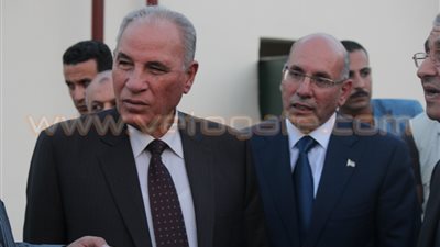 بالصور.. ٥ وزراء يفتتحون مشروع إنارة «الزراعة» بالطاقة الشمسية