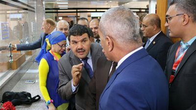 مساعد وزير العدل يفتتح المركز التكنولوجي في محكمة السويس