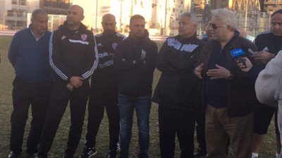 تفاصيل جلسة مرتضى منصور مع لاعبي الزمالك