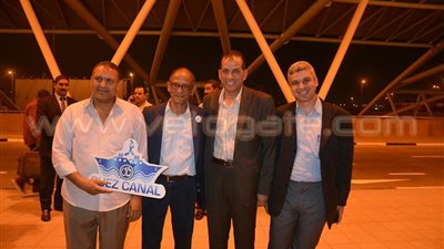 بالصور.. مصمم محطة «برلين» يصل القاهرة للمشاركة في افتتاح القناة الجديدة