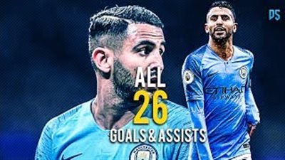 أهداف رياض محرز الـ50 في الدوري الإنجليزي (فيديو)