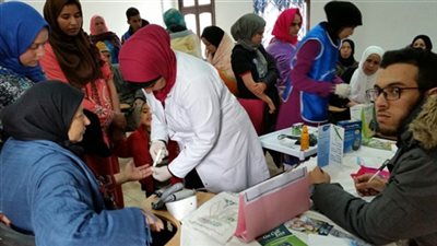 الكشف على 1931 في قافلة طبية مجانية بقرية إصلاح الغيط بجمصة