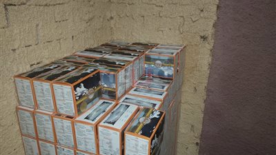 مصادرة 3675 عبوة ابليكس للتخسيس غير معتمد بالطالبية (صور)