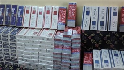 ضبط 1240 علبة سجائر غير خالصة الرسوم الجمركية بالغردقة