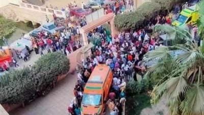 رسميا.. ارتفاع حالات الاختناق داخل مدرسة شربين لـ86 طالبة