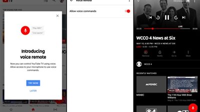 «YouTube TV» يضيف ميزة «voice remote» على أجهزة الأندرويد