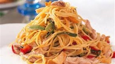 المكرونة بالتونة من مطبخ الشيف سناء