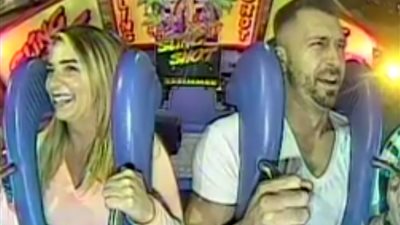 امرأة تتوعد بقتل حبيبها بسبب لعبة ملاهي (فيديو)