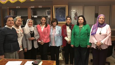 مستشفى 57357 يبحث سبل التعاون مع الإنتاج الحربي والمجلس القومي للمرأة