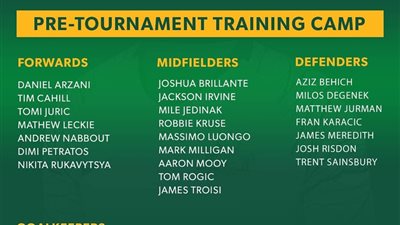 «كاهيل» يتواجد على رأس القائمة الأولية لأستراليا بكأس العالم