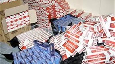 ضبط 1630 علبة سجائر مهربة بجمارك الإسماعيلية