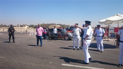 مدير أمن الإسكندرية يتفقد تأمين مباراة نهائي كأس مصر (صور)