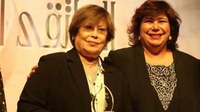 السفارة الفلسطينية تهنئ لطيفة يوسف على تكريمها من وزيرة الثقافة المصرية