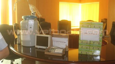 أجهزة طبية جديدة لمستشفى الفيوم العام من ديوان المحافظة