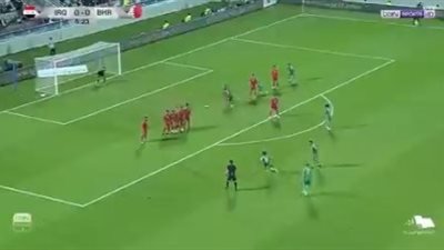 العراق يتعادل مع البحرين 2/2 في الشوط الأول بنصف نهائي خليجي 24 (فيديو)