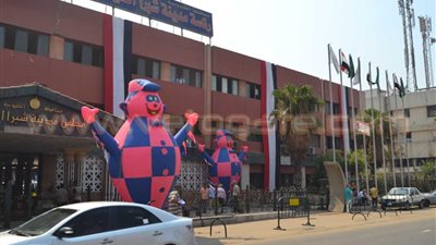 بالصور.. حي شبرا الخيمة يرفع البالونات والأعلام احتفالًا بالقناة