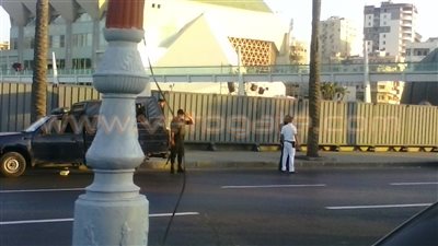 بالصور.. تكثيفات أمنية مشددة بالإسكندرية استعداد للاحتفال بقناة السويس