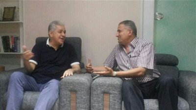 حمدين صباحي يسجل حوارًا للإذاعة عن قناة السويس الجديدة