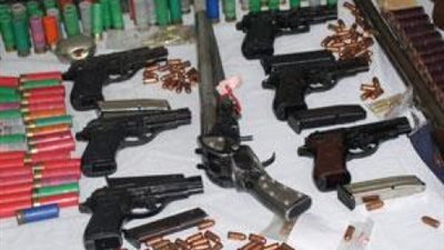 ضبط 11 طبنجة و744 طلقة نارية في حملة بالدقهلية