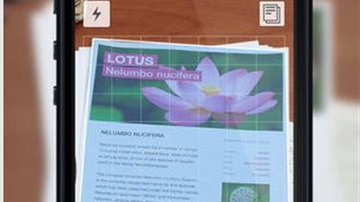 حول الآي فون لماسح ضوئى لمستنداتك وملفاتك مع 