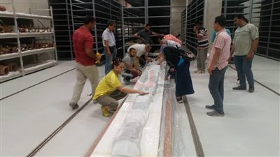 المتحف المصري الكبير يستقبل 180 قطعة أثرية جديدة (صور)