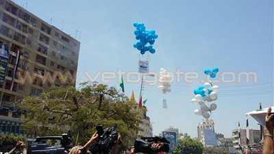 بالفيديو.. محافظ الفيوم يعطي إشارة بدء الاحتفالات بافتتاح القناة