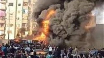 تفاصيل جديدة في واقعة حريق سيارة المواد البترولية بالخصوص