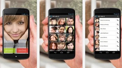 اجعل صورة المتصل بكامل الشاشة مع 