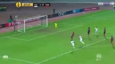 بن شرقي يحرز الهدف الثاني للزمالك أمام أول أغسطس بدوري أبطال أفريقيا