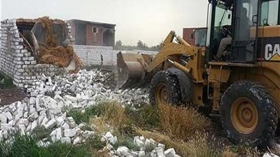 إزالة 4 حالات تعد على الأراضي الزراعية في سوهاج