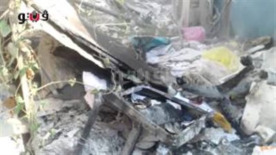 بالفيديو.. آثار حريق 