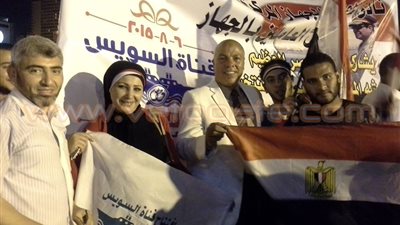 بالصور.. أعضاء نادي المحاسبات يشاركون في احتفالات قناة السويس
