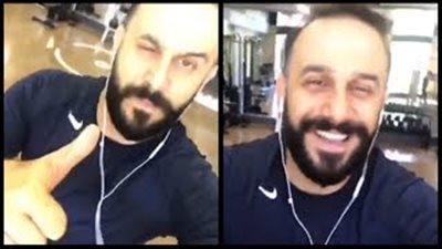 بالفيديو.. قصي خولي يمارس التمارين الرياضية داخل «الجيم»