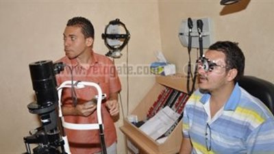 قوافل طبية لعلاج عيون أهالي سيناء