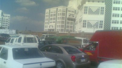 شلل مروري بالطريق الزراعي بالبحيرة بسبب حادث تصادم