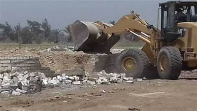 إزالة تعديات بمساحة 23.5 ألف  فدان علي أراضي أملاك الدولة بالواحات