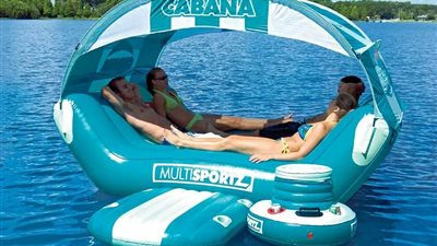 بالصور.. أحدث أشكال الجزر العائمة