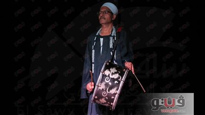 بالصور.. مزمار وطبل بلدي في خيمة ساقية الصاوي الرمضانية