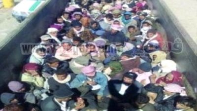 الأردن: ضبط 61 سوريا داخل 3 شاحنات