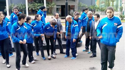 بالصور.. «ناشئات الطائرة» في ضيافة السفير المصري بـ«بيرو»