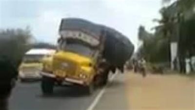 أغبى حوادث شاحنات الطرق