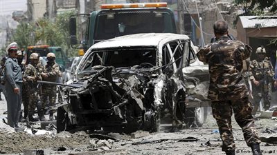عشرات القتلى والجرحى في صفوف الشرطة الأفغانية بتفجيرغرب كابول